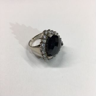 Кольцо дизайнерское серебро 925, р 16,5
