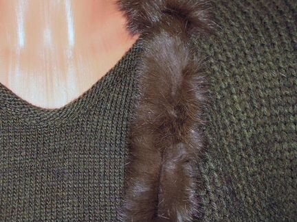 Комплект-двойка шерстяной, пр-во Италия, новый 877