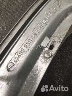 Расширитель колесной арки задний Mercedes W463