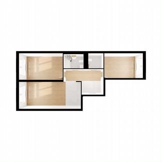 2-к квартира, 72.8 м², 2/14 эт.