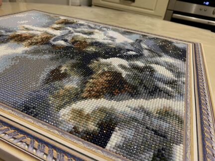 Готовая алмазная картина