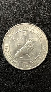 Монета 300 гуарани 1973 г. - Парагвай