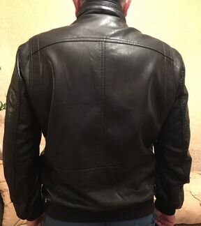 Кожаная куртка, новая. 56 размер