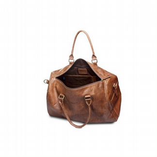 Буйволиная дорожная сумка Hadley Lanfort Nut