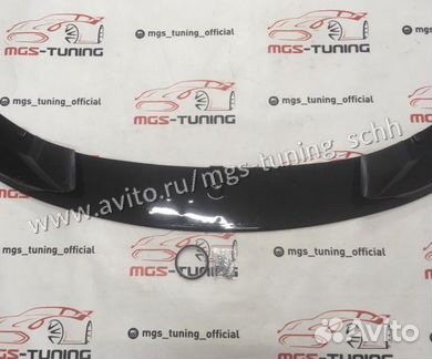 Губа M-Performance черный глянец Bmw 4 Series F32